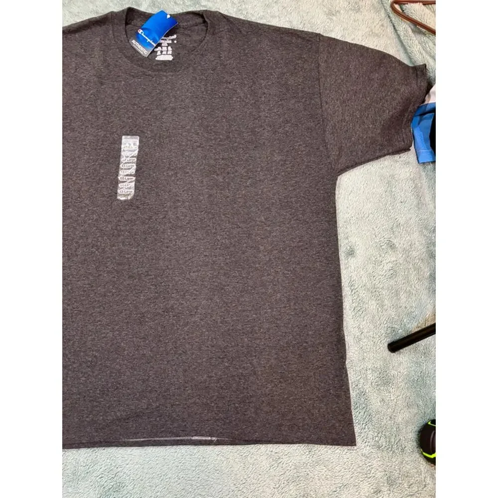 Champion Authentic Crewneck Black T-shirt US UK (2XL) - Picture 7 of 12